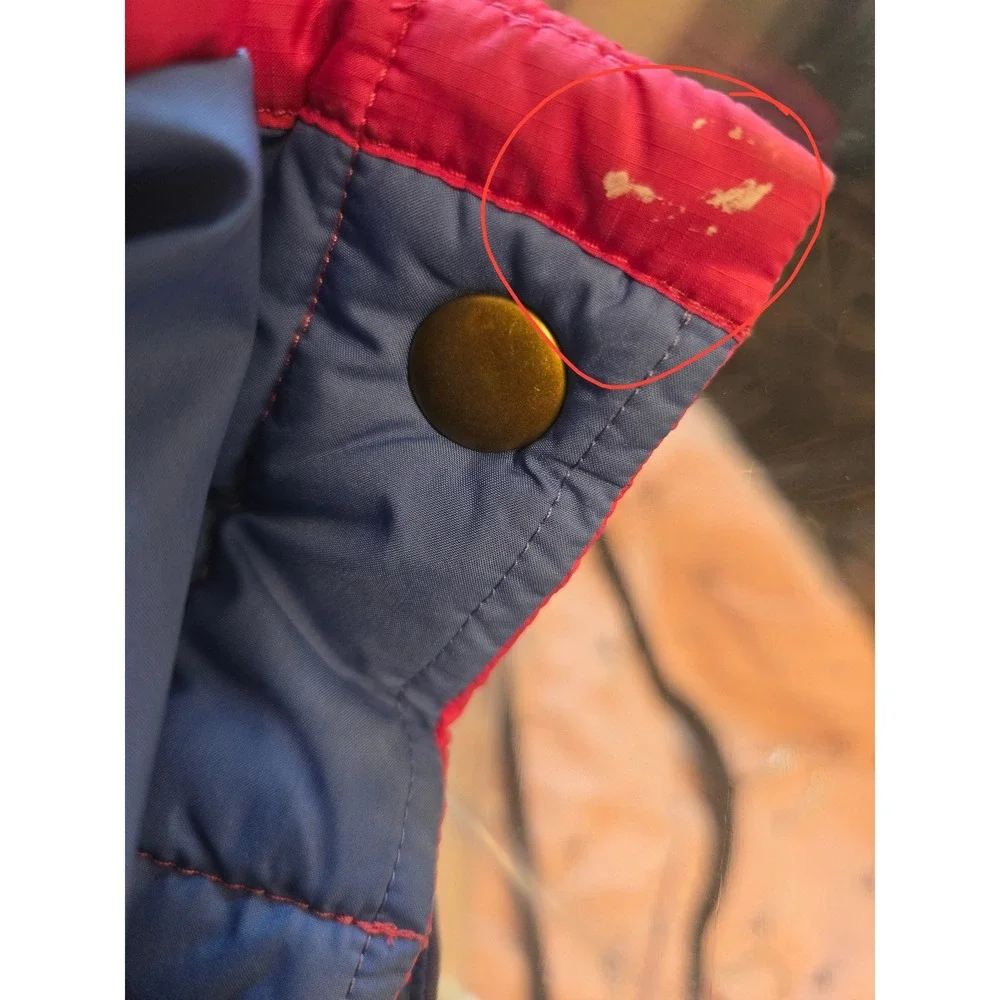 Patagonia Kids Bivy Down Vest Pink Blue Colorblock Puffer 5T 60507